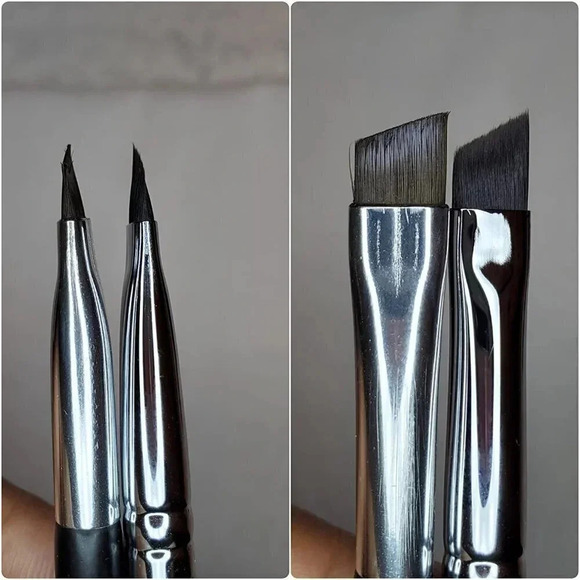 Eyeliner Brush Fine Angled - PRO Precision Eye Liner Makeup  Brush (E835 2piece) - Picture 9 of 9